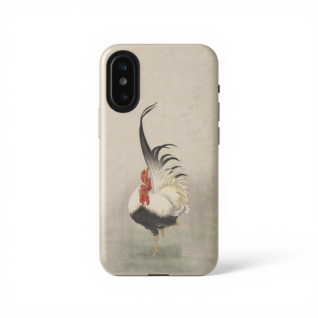 Artistic Rooster Illustration Tough Phone Case