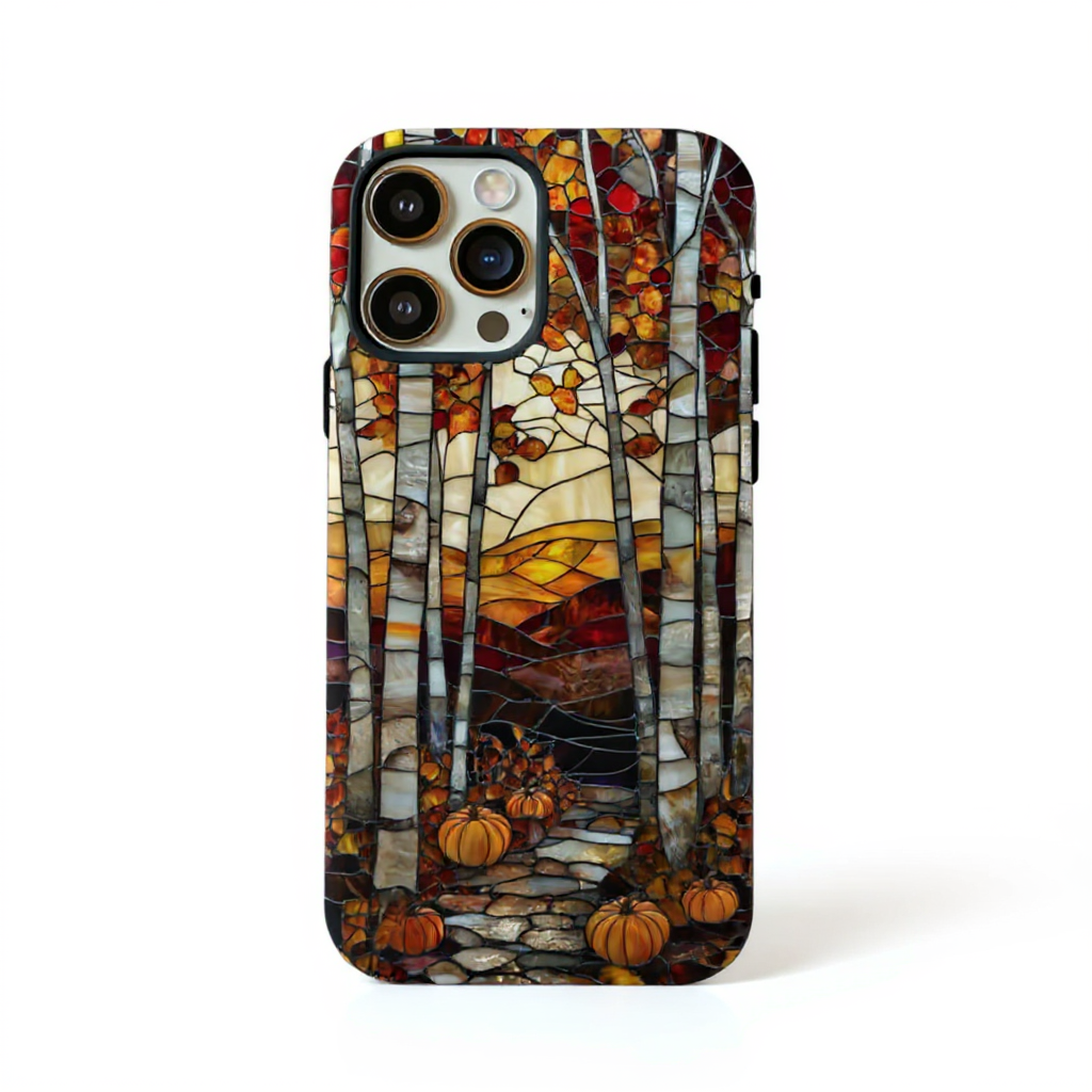 Autumn Forest Mosaic Tough Phone Case