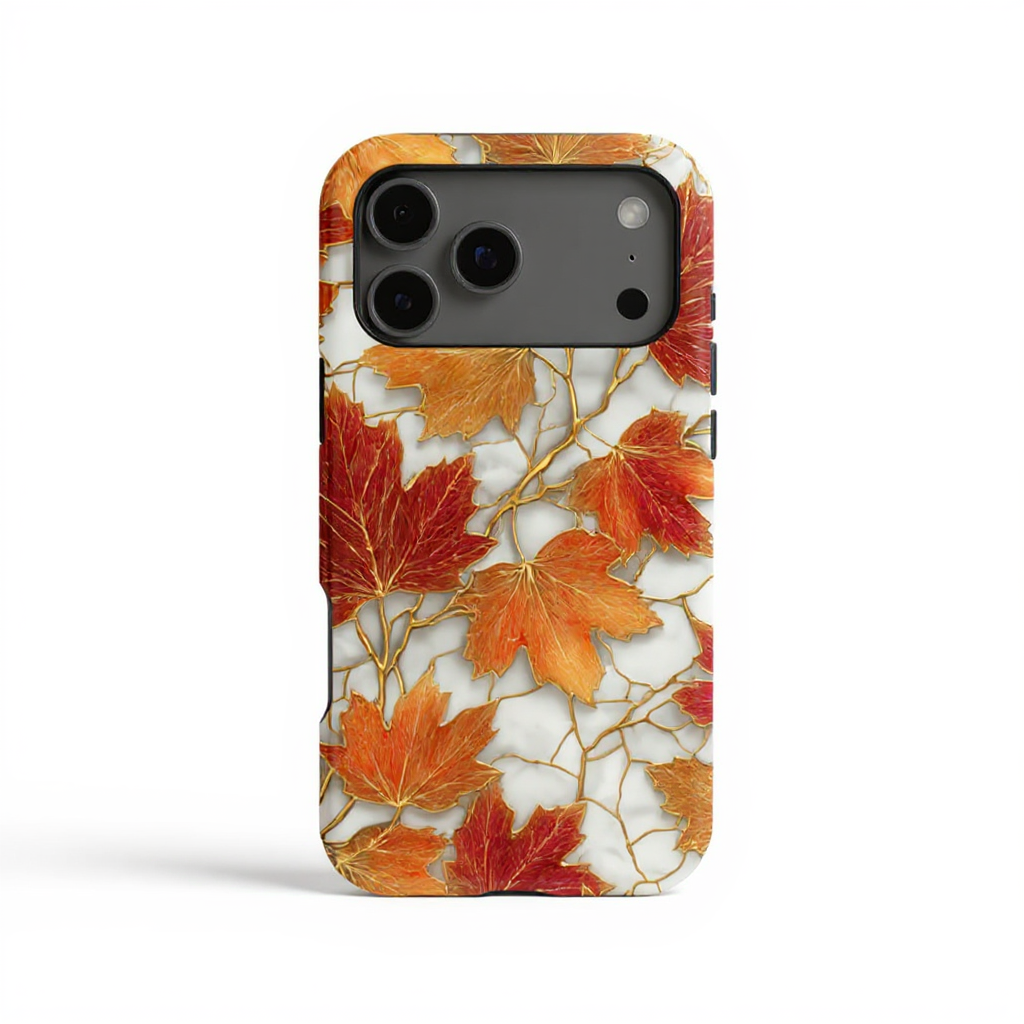 Autumn Leaves Elegant Tough Phone Case