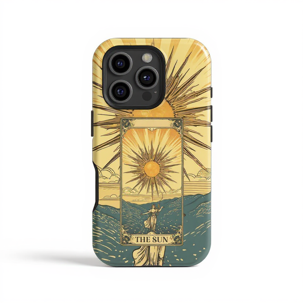 Bohemian Sun Tarot Art Tough Phone Case