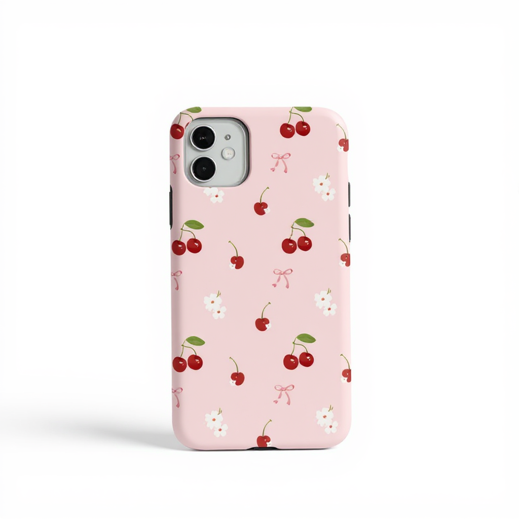 Charming Cherry Blossom Print Tough Phone Case