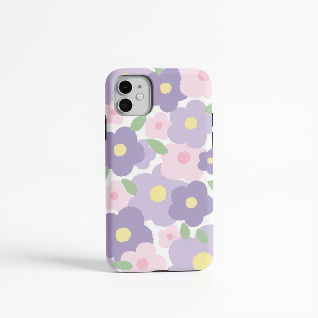 Charming Floral Pattern Tough Phone Case