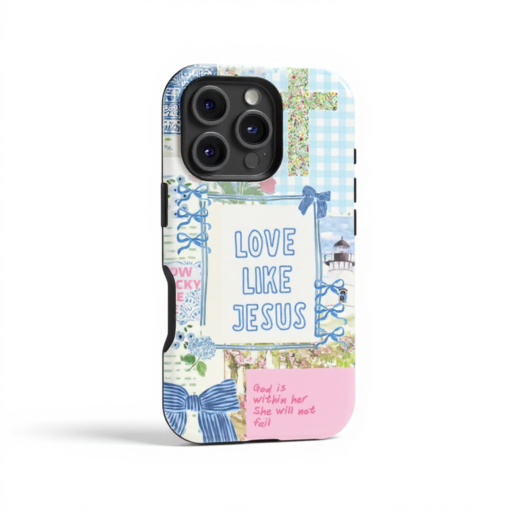 Charming Love Like Jesus Inspirational Tough Phone Case