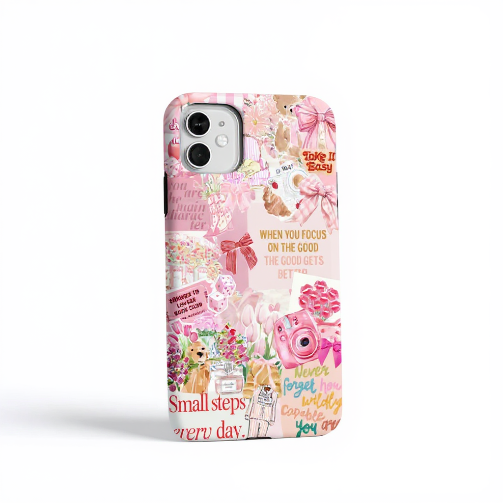 Charming Pastel Collage Tough Phone Case