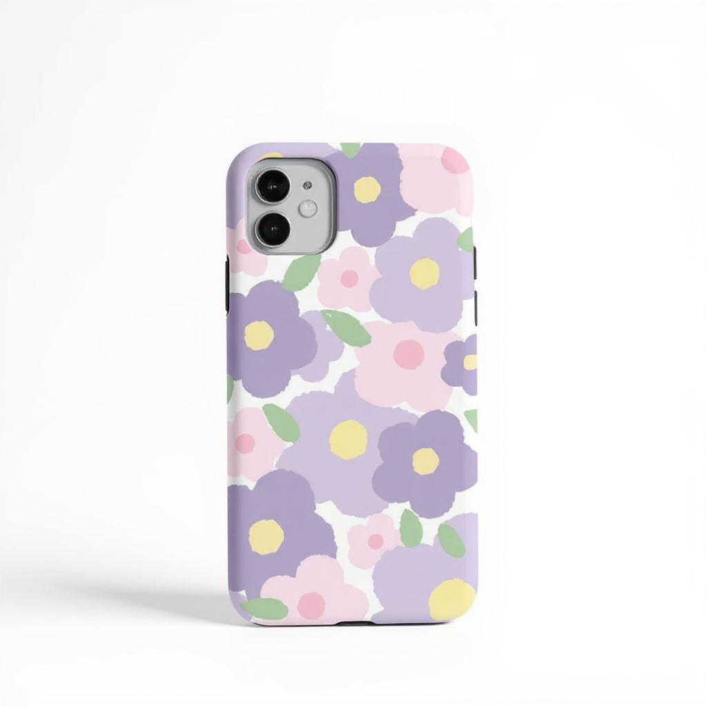 Charming Pastel Floral Design Tough Phone Case