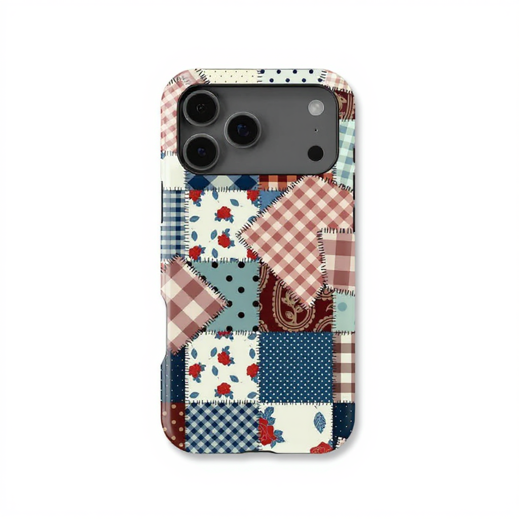 Charming Patchwork Quilt Design Tough Phone Case