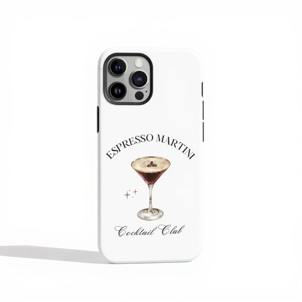Chic Espresso Martini Art Tough Phone Case