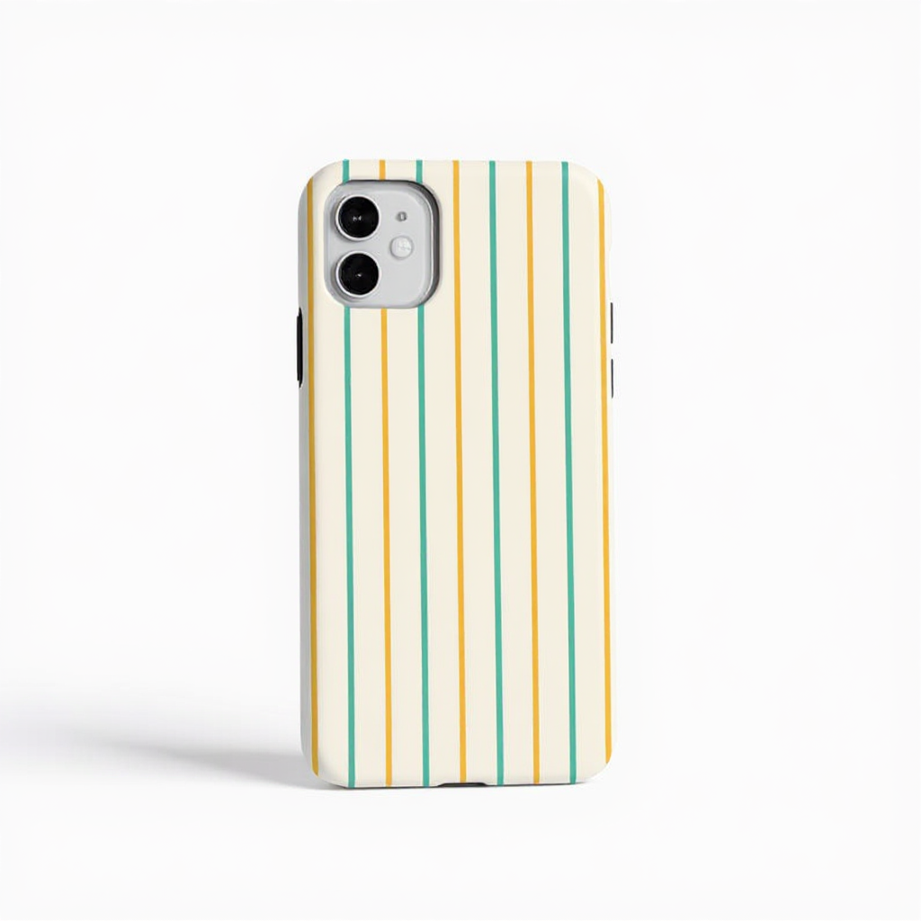 Chic Vertical Stripe Design Tough Phone Case