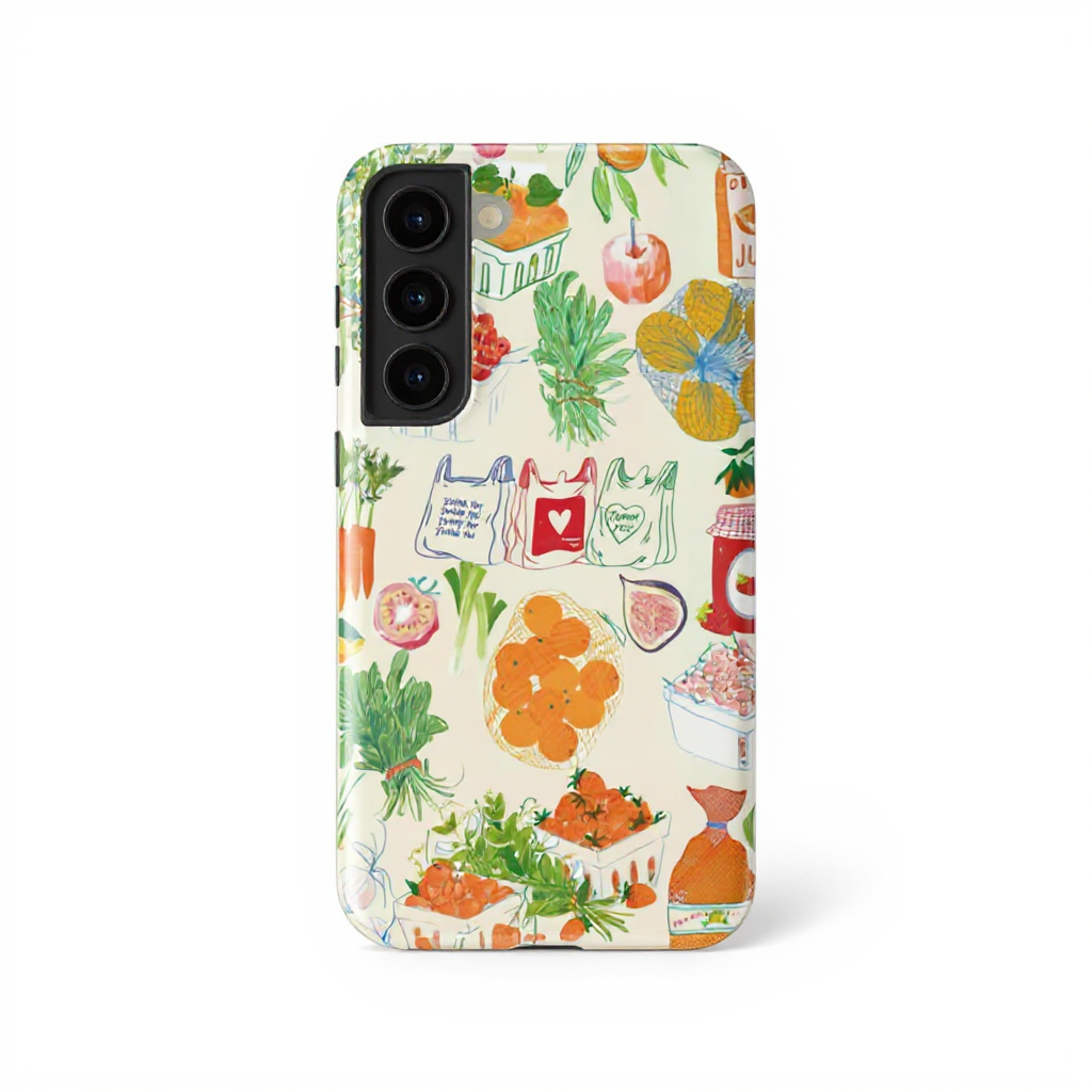 Colorful Fresh Produce Art Tough Phone Case