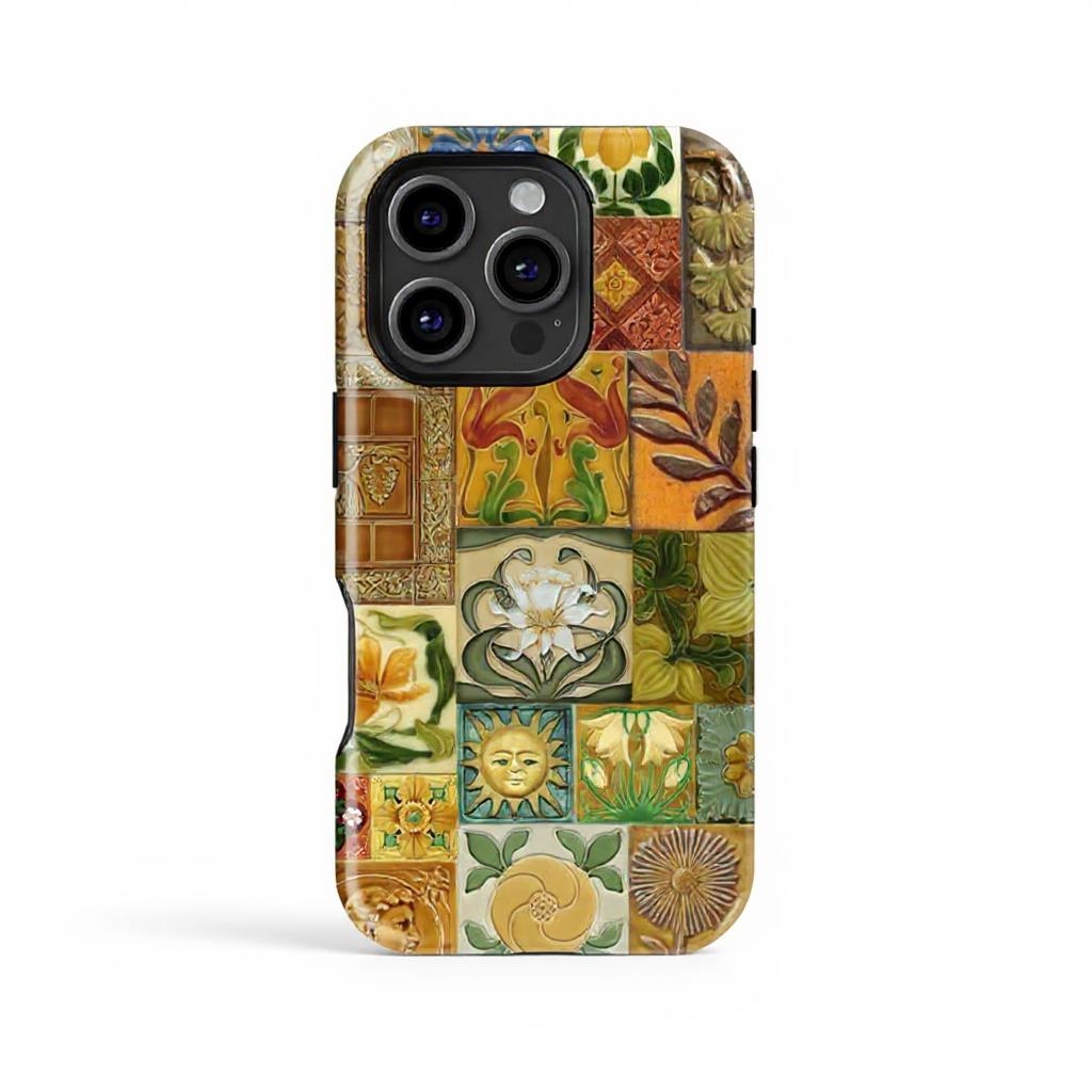 Colorful Mosaic Tile Art Tough Phone Case