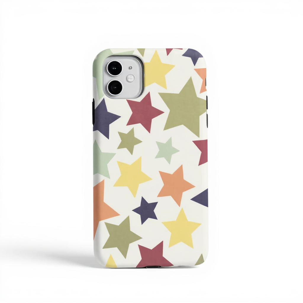 Colorful Star Pattern Tough Phone Case