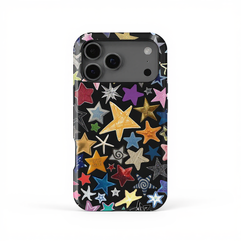 Colorful Starry Design Tough Phone Case