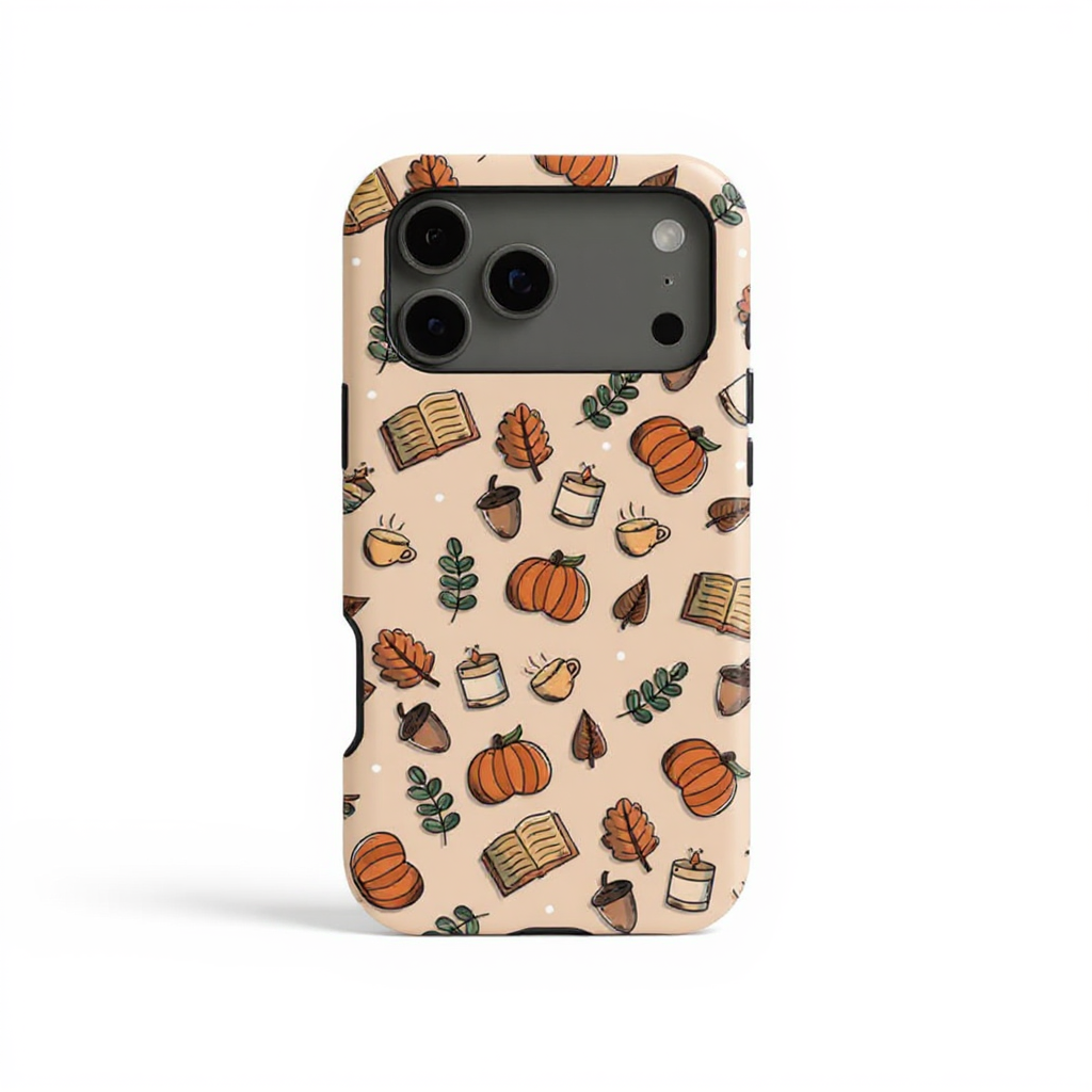 Cozy Autumn Elements Tough Phone Case