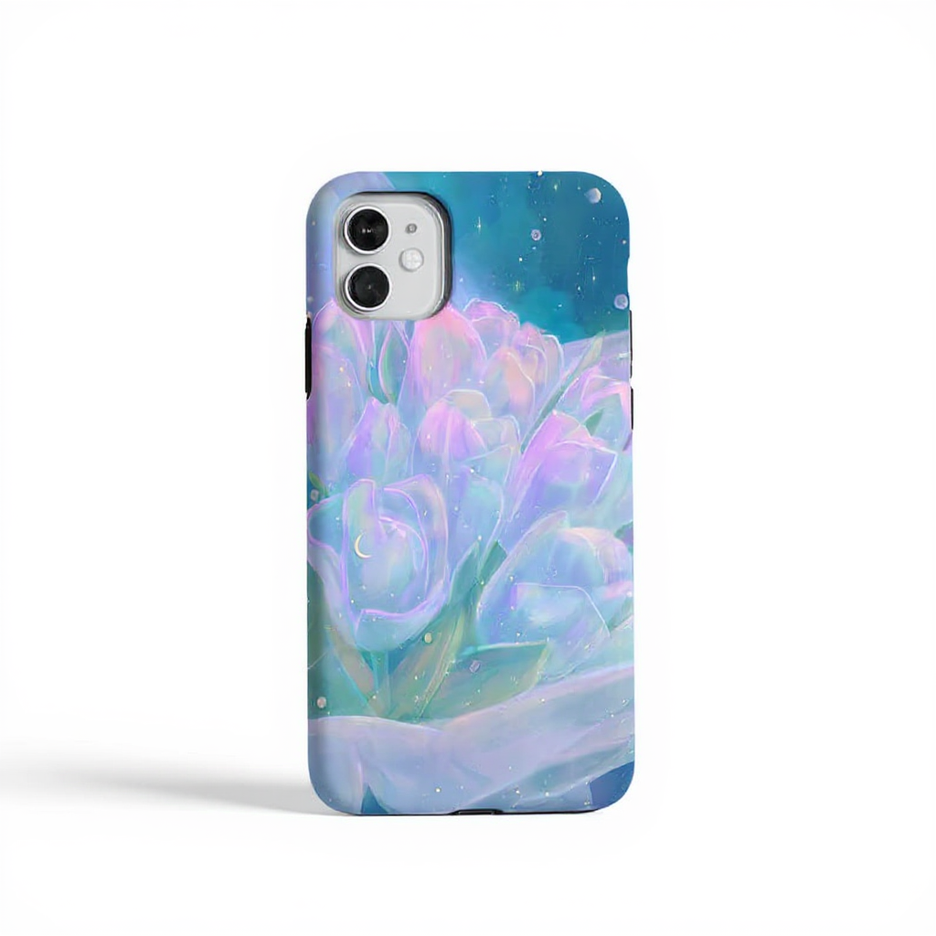 Dreamy Pastel Floral Art Tough Phone Case