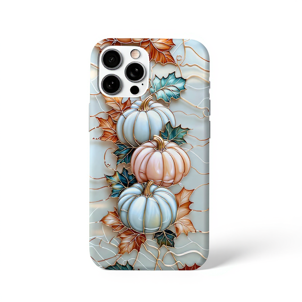 Elegant Autumn Pumpkin Design Tough Phone Case