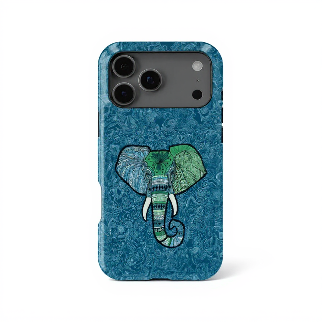 Elegant Elephant Art Tough Phone Case