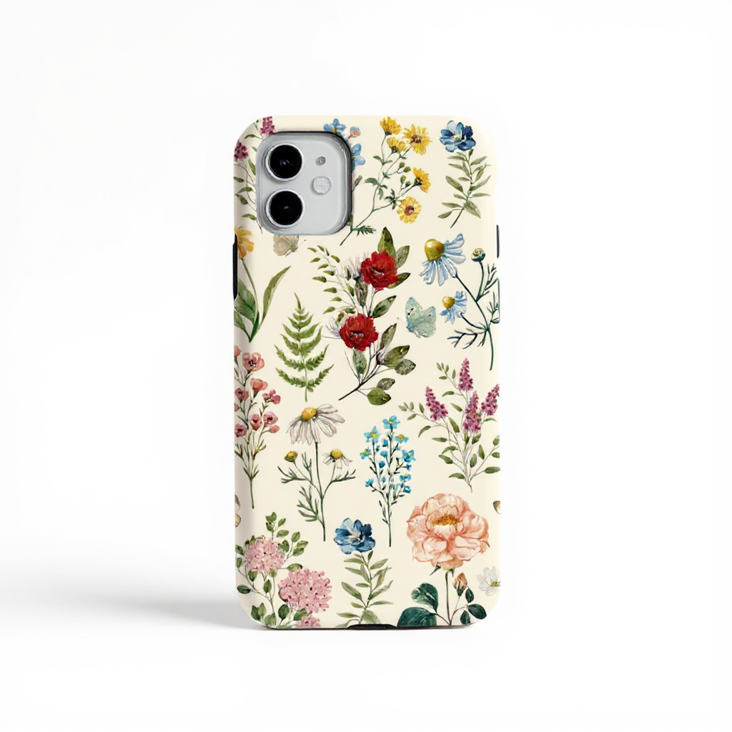 Elegant Floral Design Tough Phone Case
