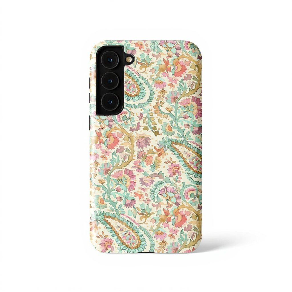 Elegant Floral Paisley Design Tough Phone Case