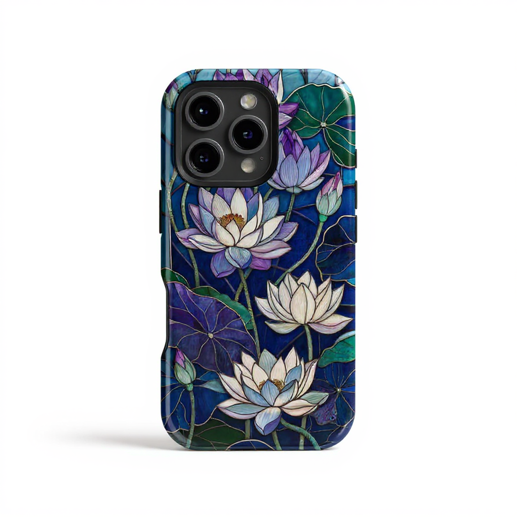 Elegant Lotus Bloom Art Tough Phone Case