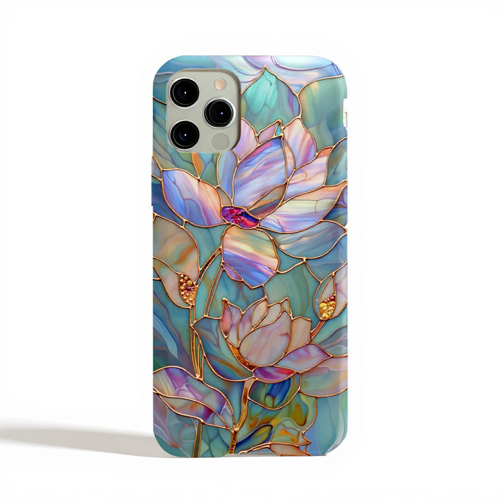 Elegant Lotus Floral Design Tough Phone Case