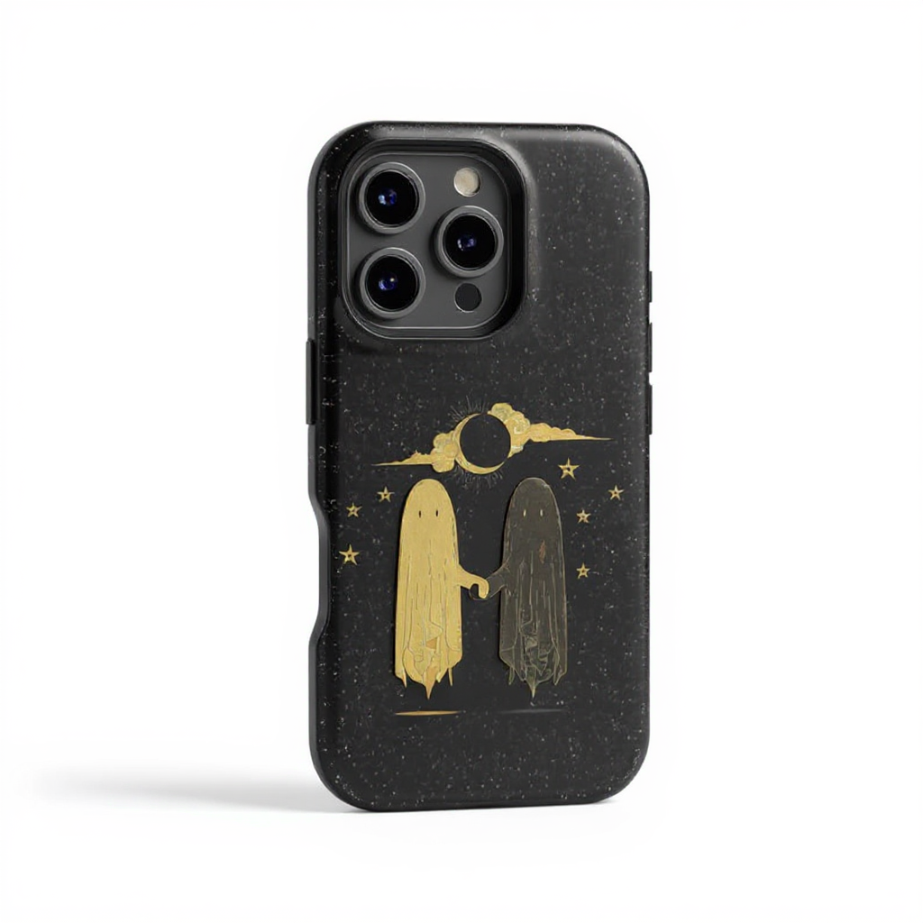 Ethereal Ghost Friends Artistic Tough Phone Case