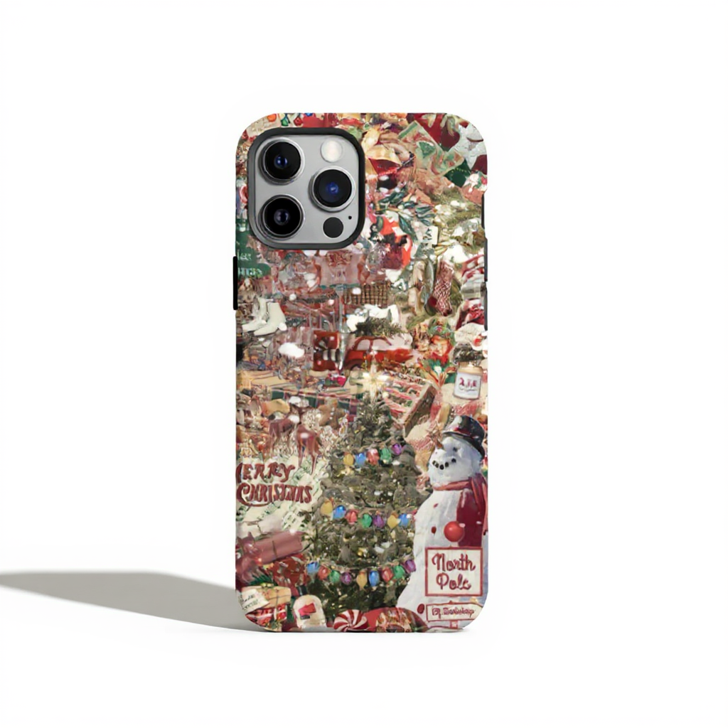 Festive Winter Wonderland Tough Phone Case