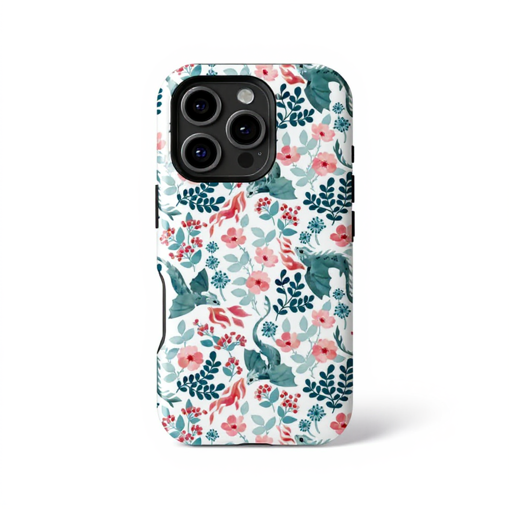 Floral Fantasy Garden Tough Phone Case