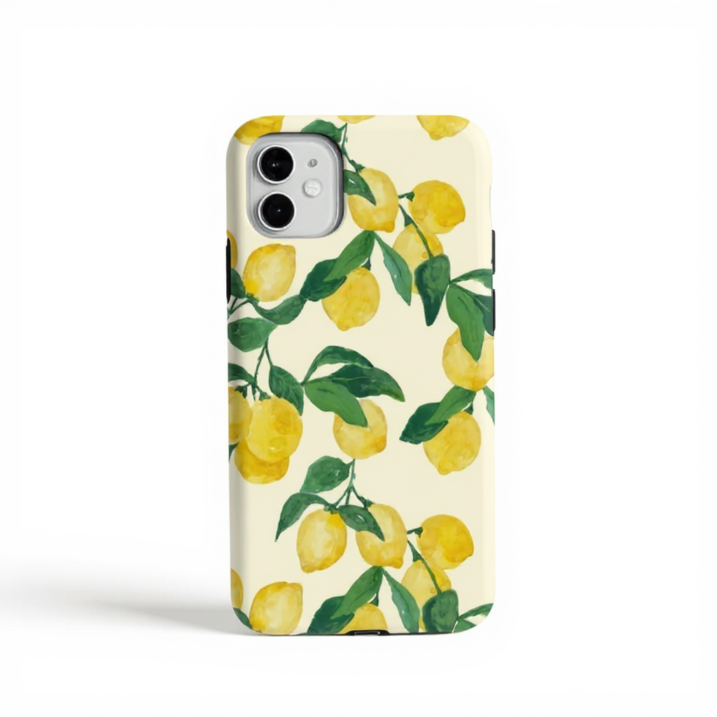Fresh Lemon Blossom Aesthetic Tough Phone Case