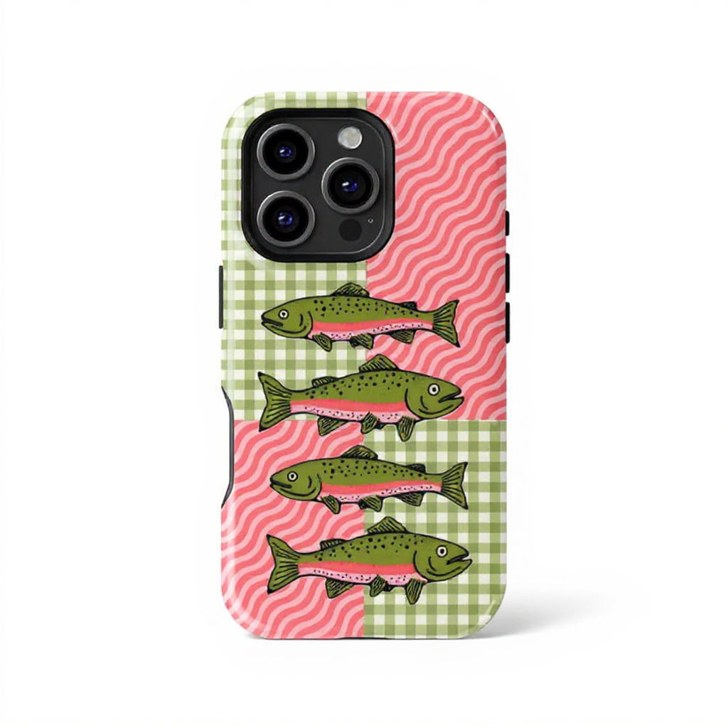 Fun Fish Pattern Decorative Tough Phone Case