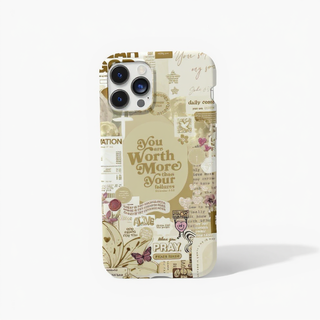 Inspirational Quotes Collage Tough Phone Case