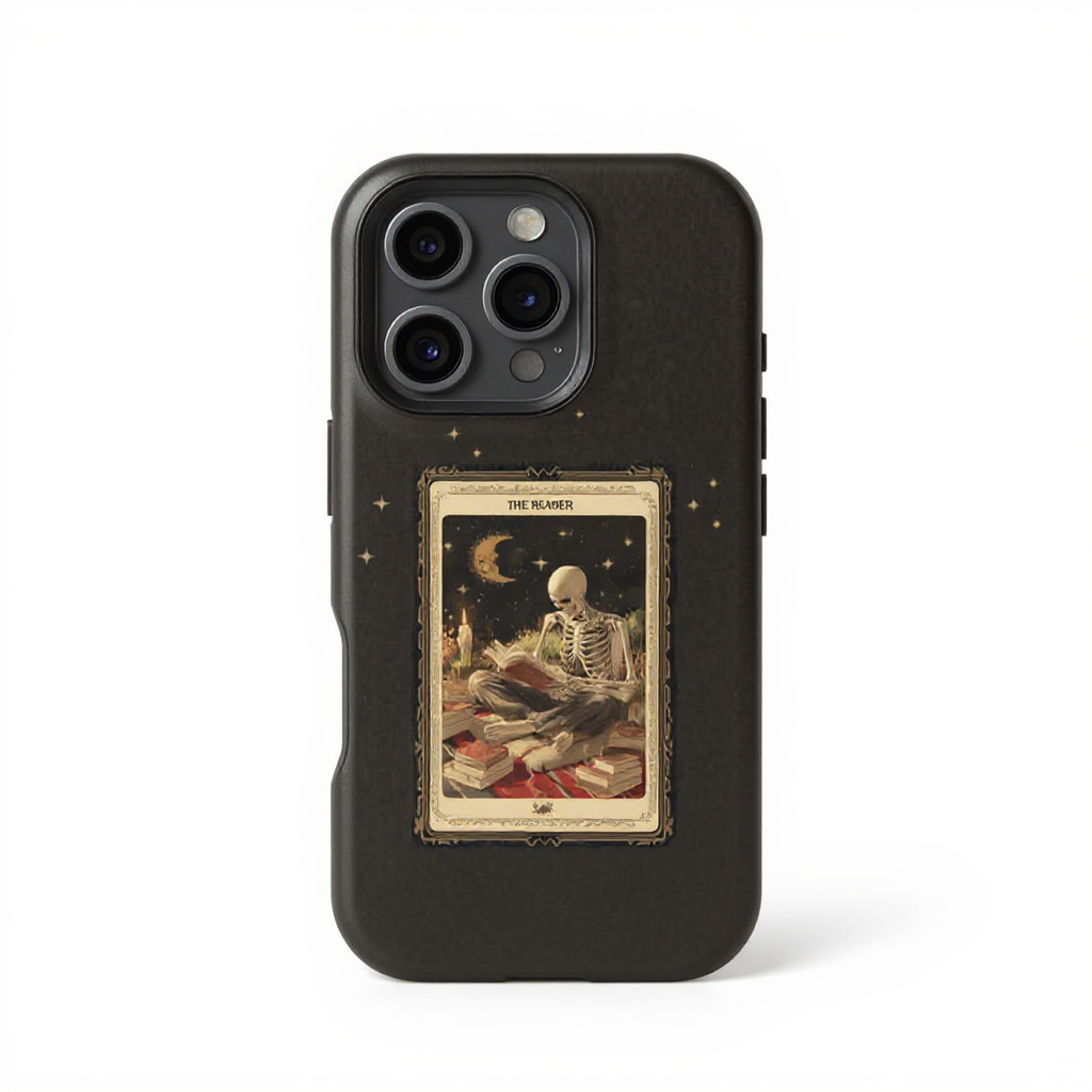 Mysterious Skeleton Art Tough Phone Case