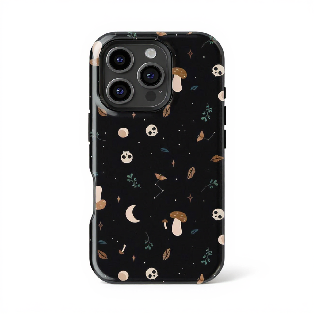 Mystical Forest Elements Tough Phone Case
