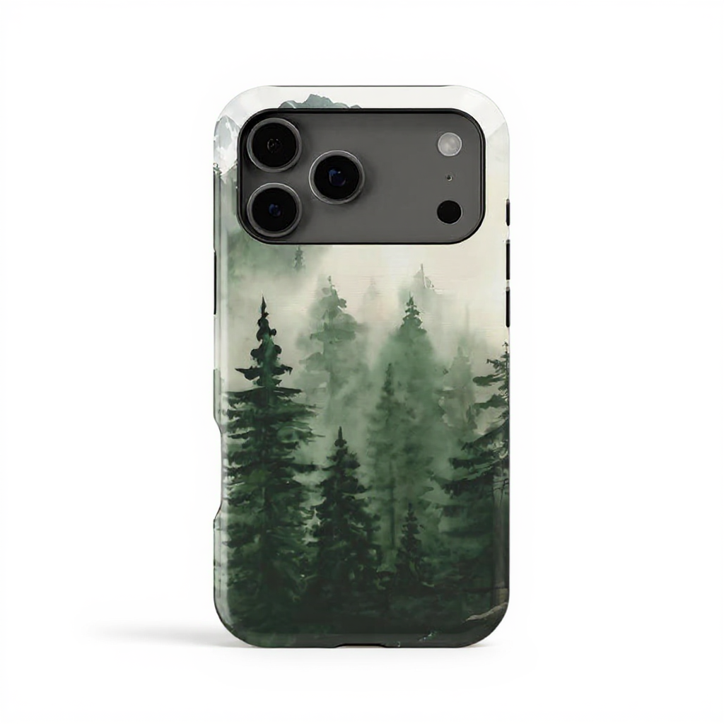 Mystical Forest Green Art Tough Phone Case