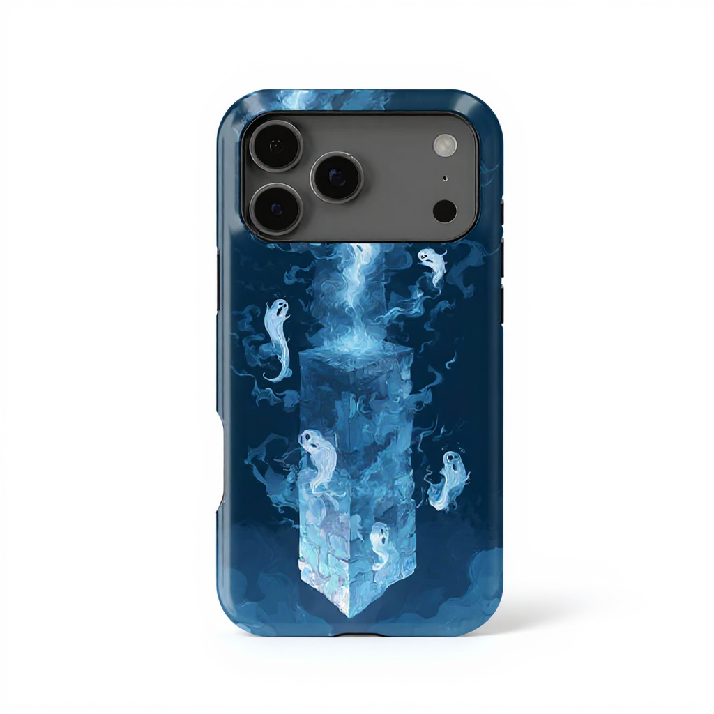 Mystical Ghost Tower Art Tough Phone Case