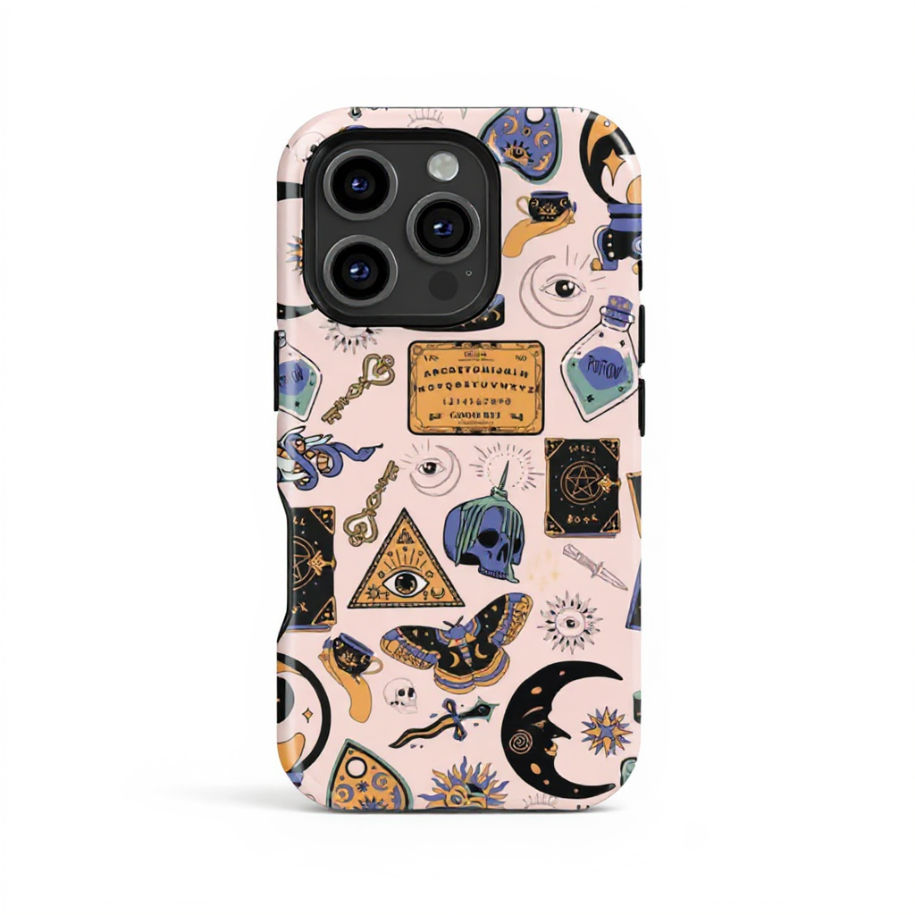 Mystical Occult Design Tough Phone Case