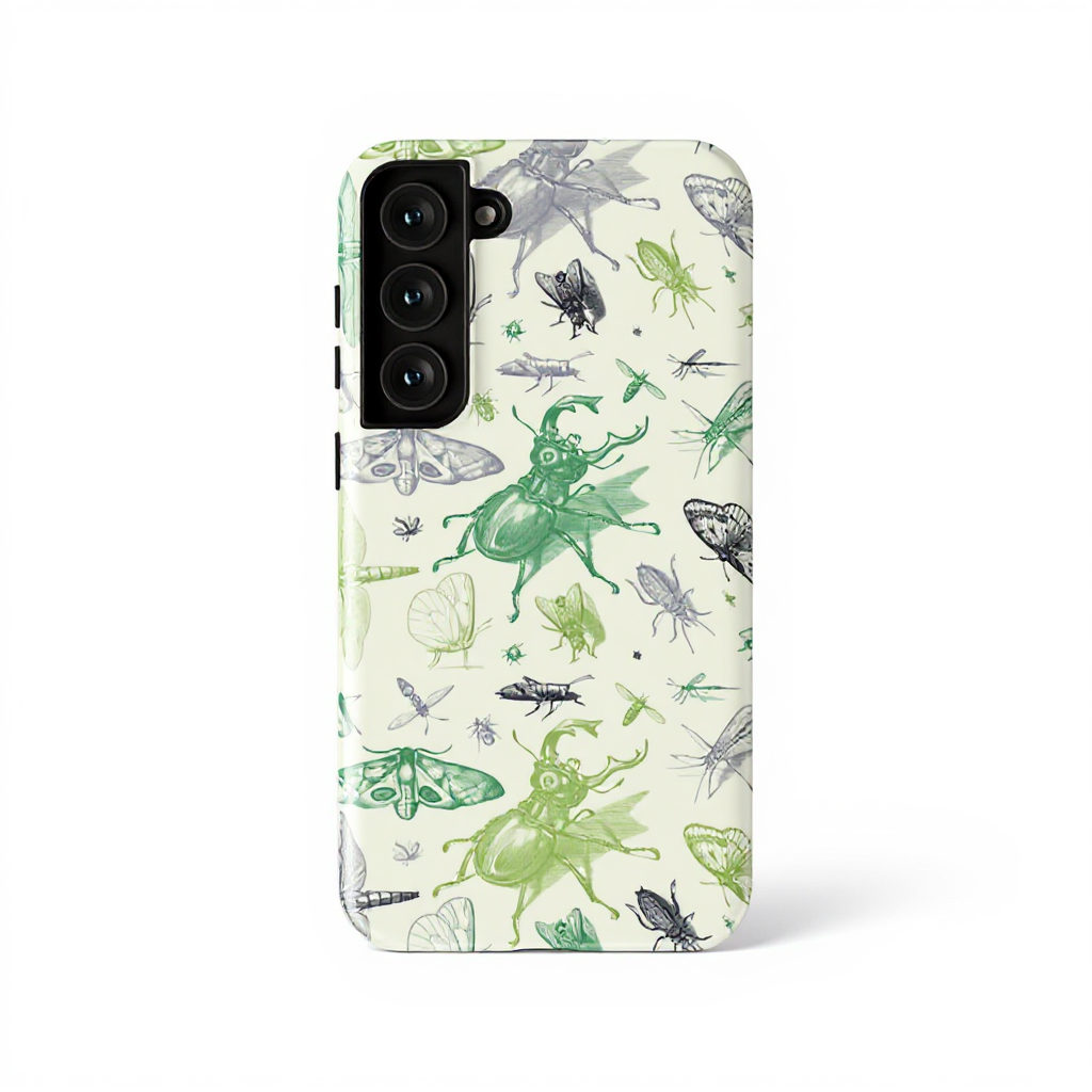 Nature-Inspired Insect Art Tough Phone Case