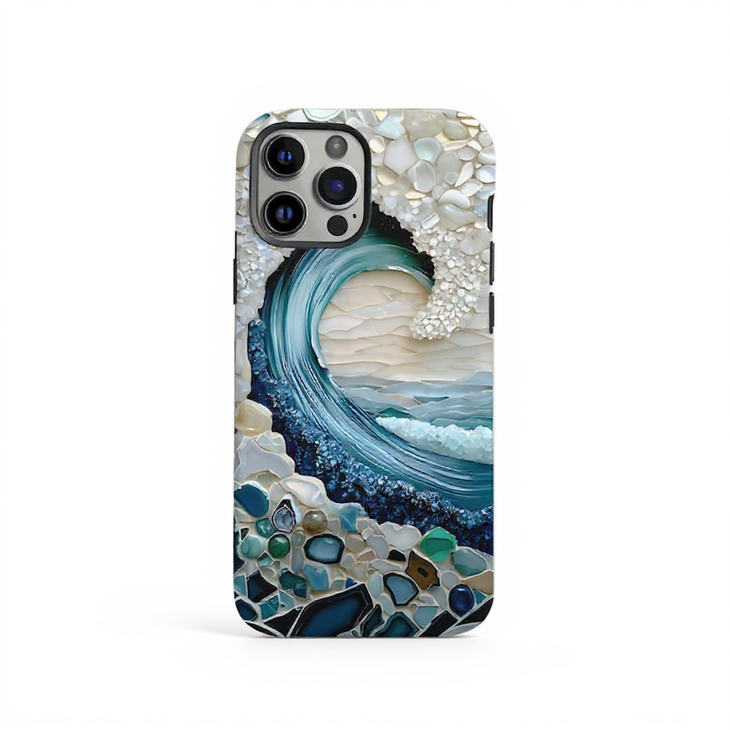 Ocean Wave Design Tough Phone Case