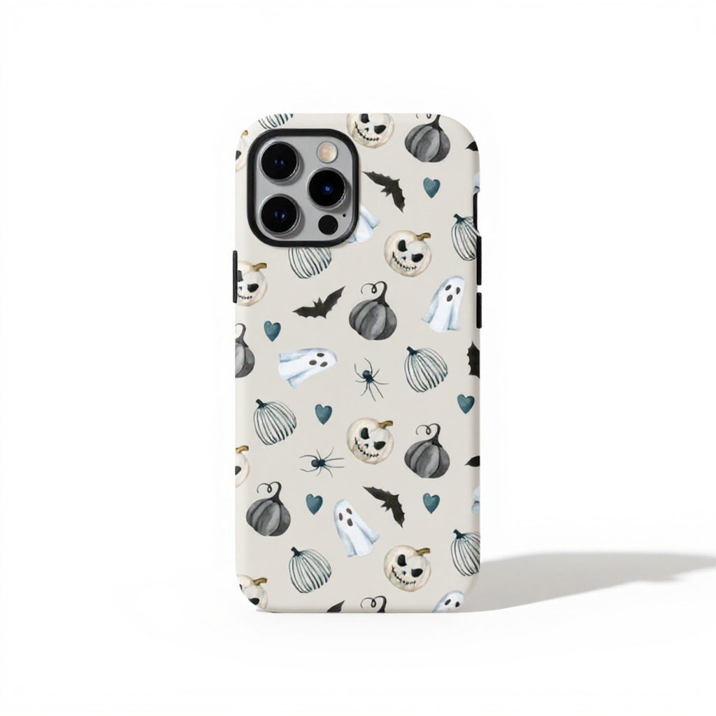 Playful Halloween Ghosts and Pumpkins Tough Phone Case
