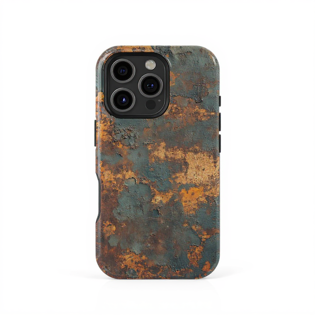 Rustic Patina Texture Tough Phone Case
