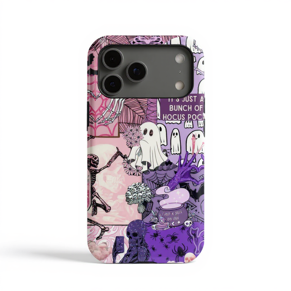 Spooky Halloween Collage Tough Phone Case