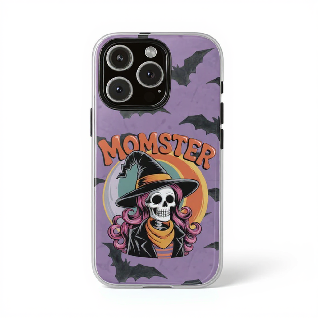 Spooky Momster Witch Halloween Tough Phone Case