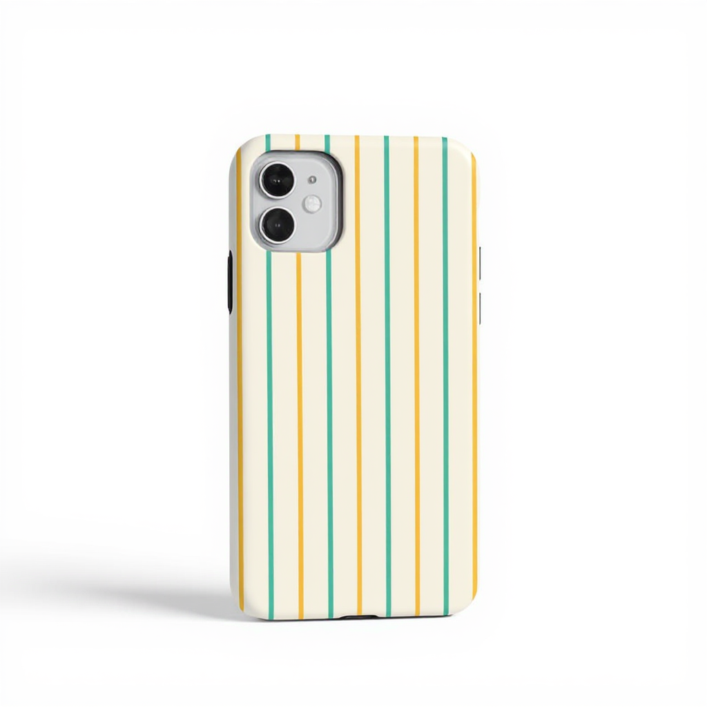 Trendy Striped Pattern Tough Phone Case