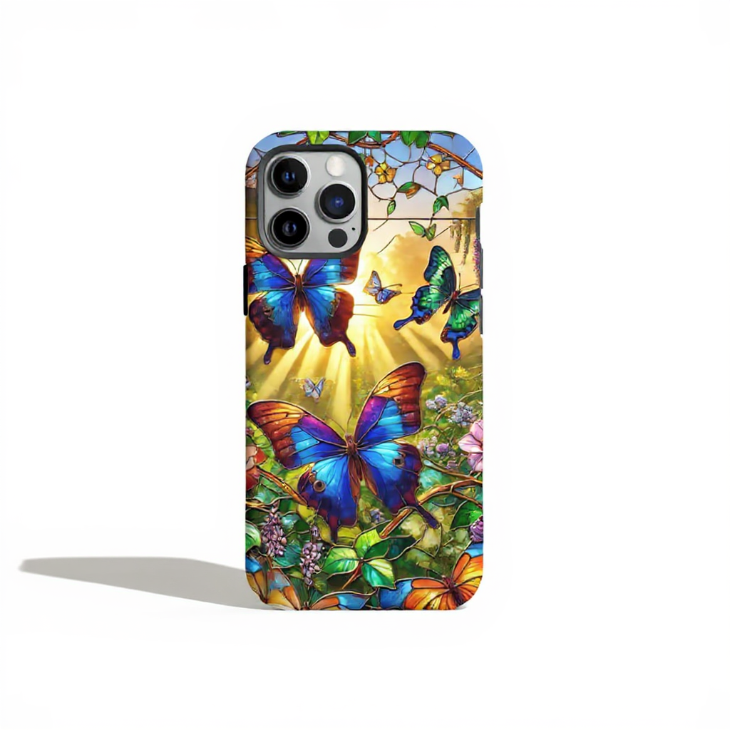 Vibrant Butterfly Garden Tough Phone Case
