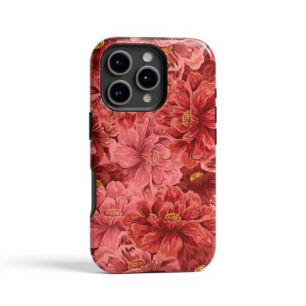 Vibrant Floral Design Tough Phone Case