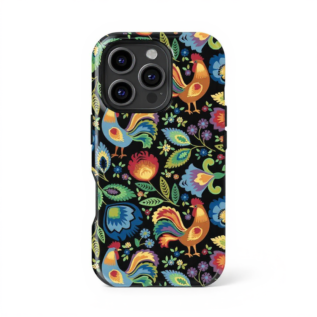 Vibrant Floral Design Tough Phone Case