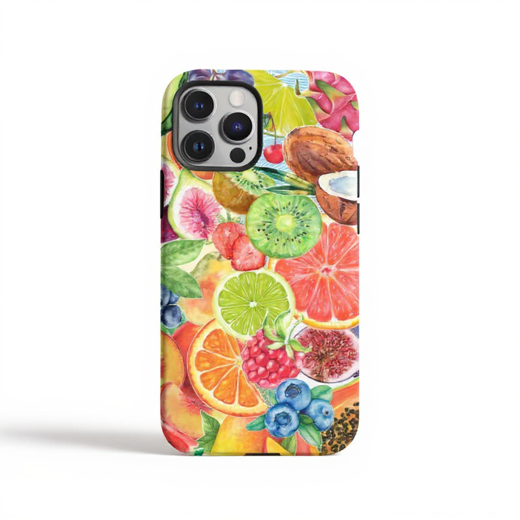 Vibrant Fruit Art Tough Phone Case