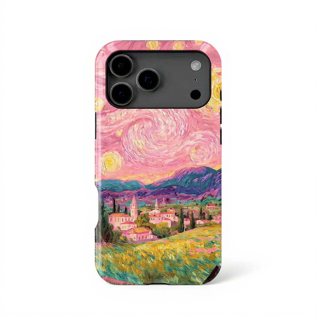 Vibrant Impressionist Landscape Tough Phone Case