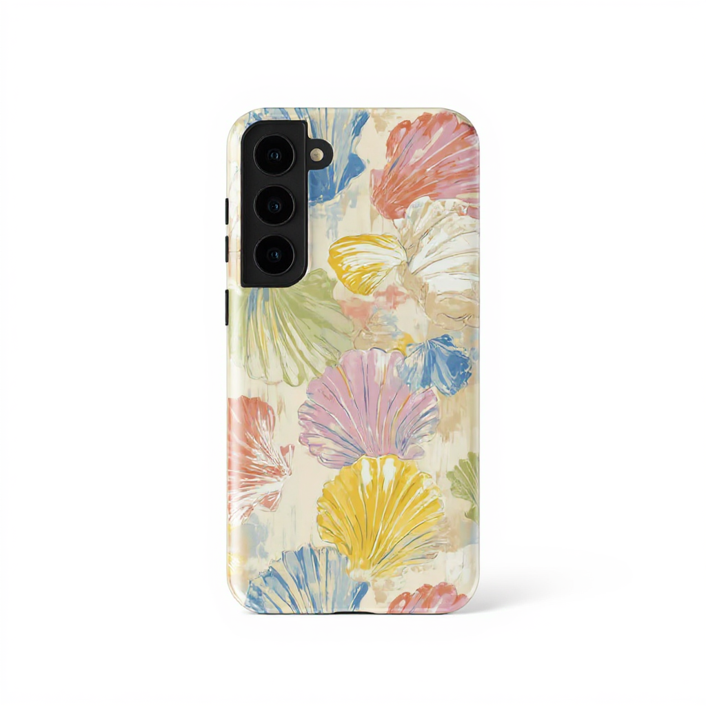 Vibrant Shells Floral Tough Phone Case