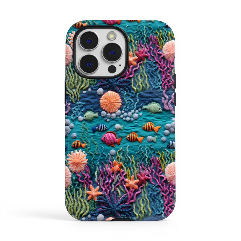 Vibrant Underwater Scene Tough Phone Case