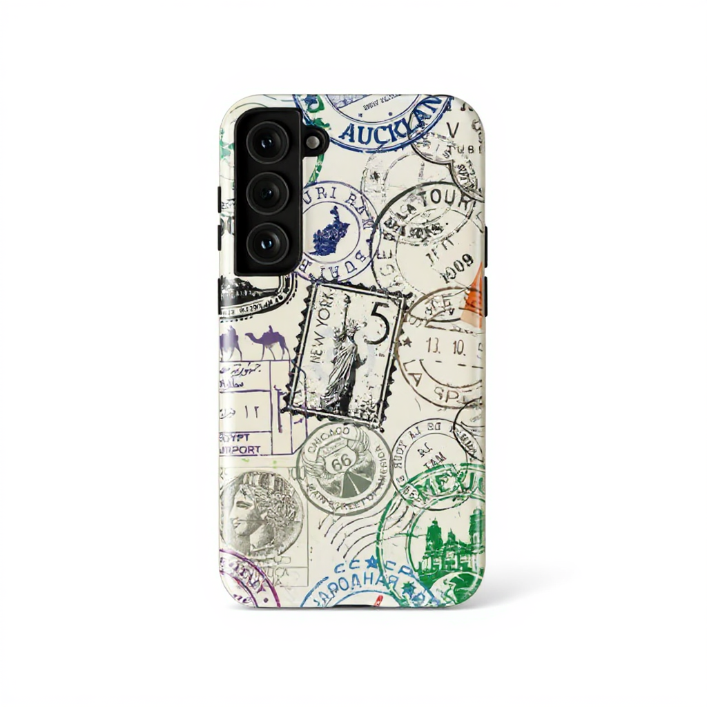 Vintage Postcard Print Tough Phone Case
